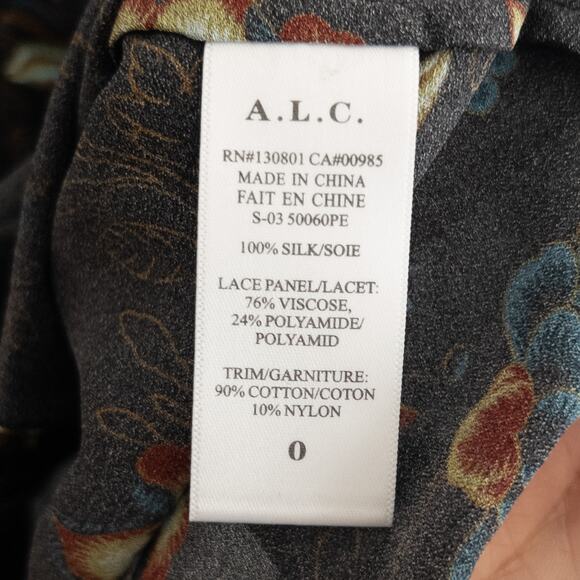 A.L.C. Noemi Floral Top Size 0 - Picture 7 of 8